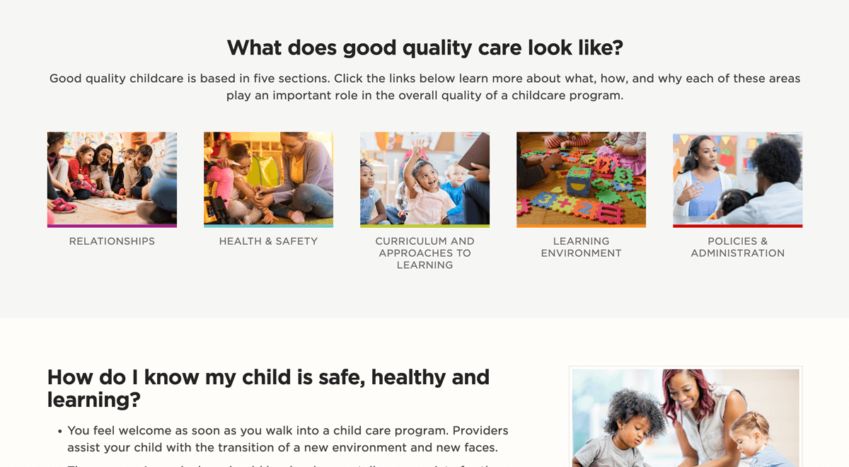 Choosing Quality Childcare